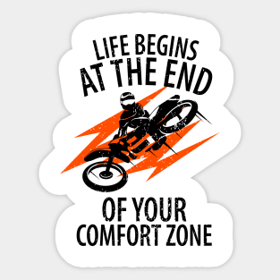 Motocross Biker Freestyle Stunt Sticker